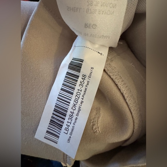 NEW Quince Ultra Stretch Ponte Slacks Pants 4 Pocket Ecru Tan Small NWT - Picture 8 of 9